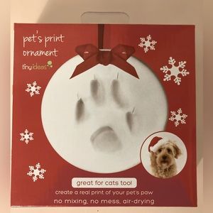 Pet Paw Print Personalized Ornament